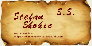 Stefan Skokić vizit kartica